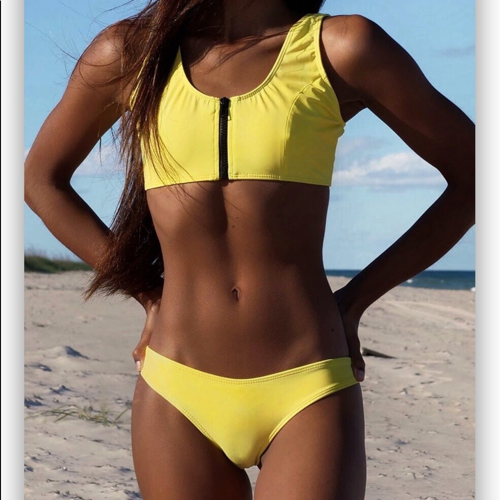 coulbourne yellow bond bikini